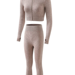 Sandstone Rib Zip Set