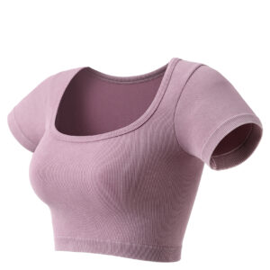 Mauve Essential Scoop Tee