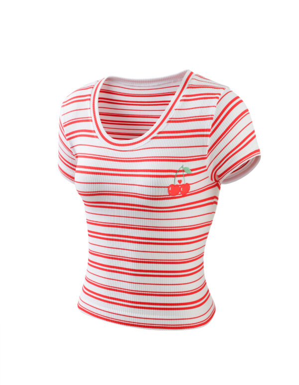 Cherry Pop Rib Tee